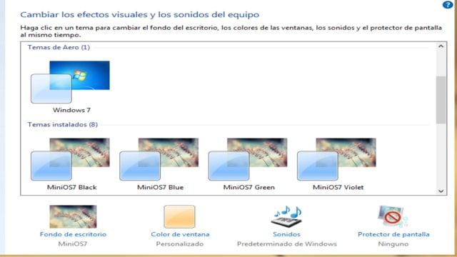 no puedo instalar temas en Windows 7 [solución]