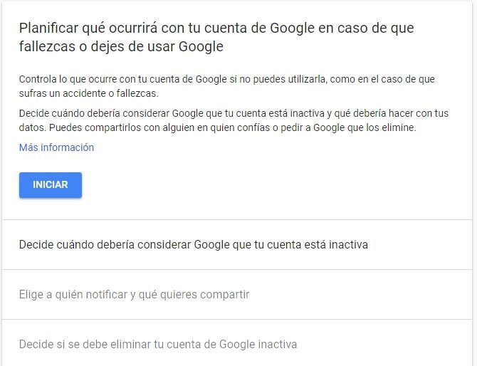 Eliminar cuenta Google 3